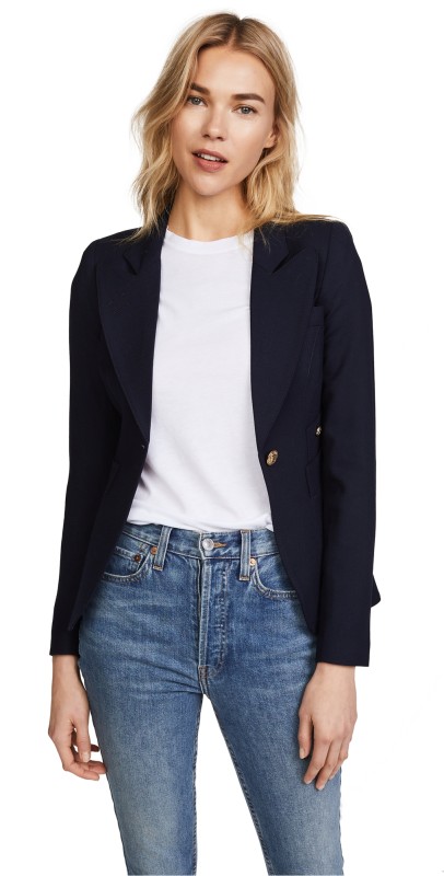 SMYTHE Duchess Blazer Navy