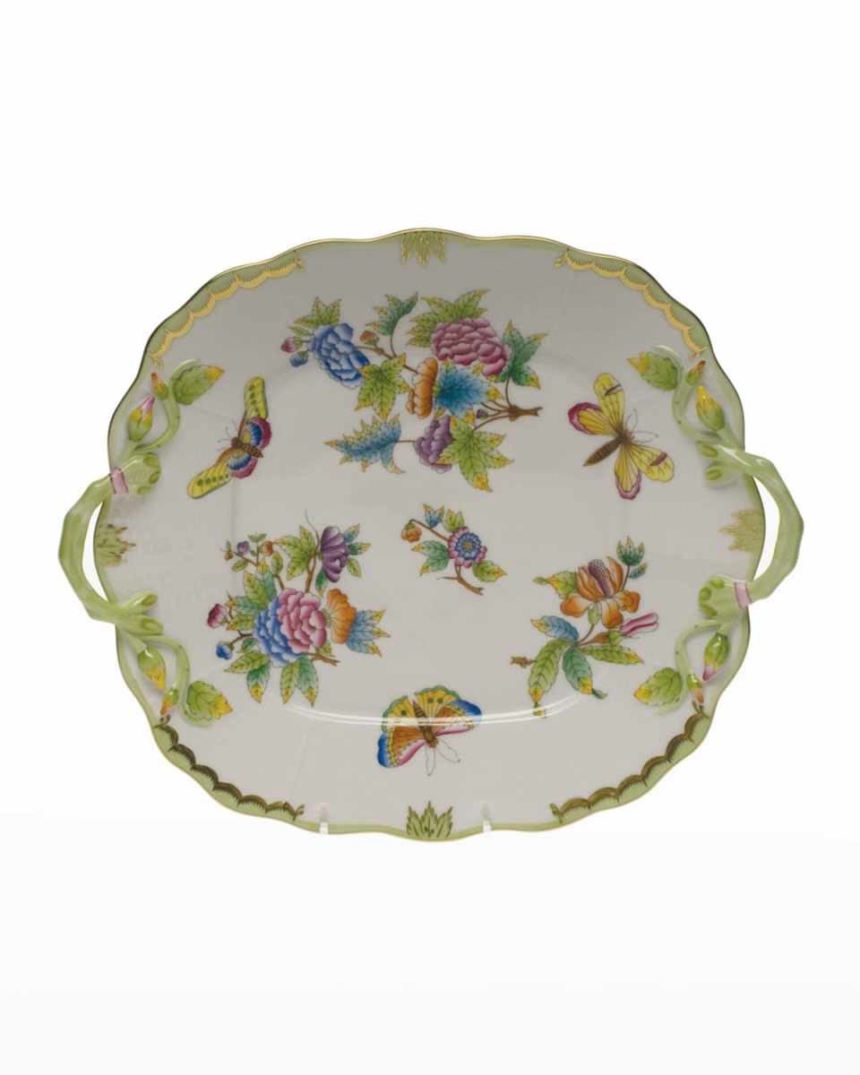 Queen Victoria Square Tray with Handles