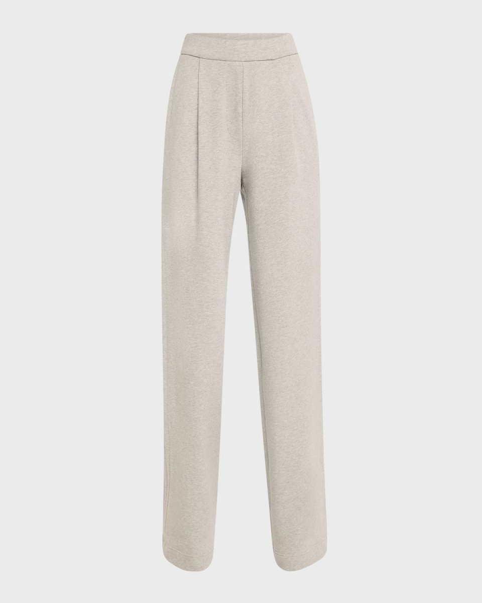 Hartia Pleated Wide-Leg Sweatpants