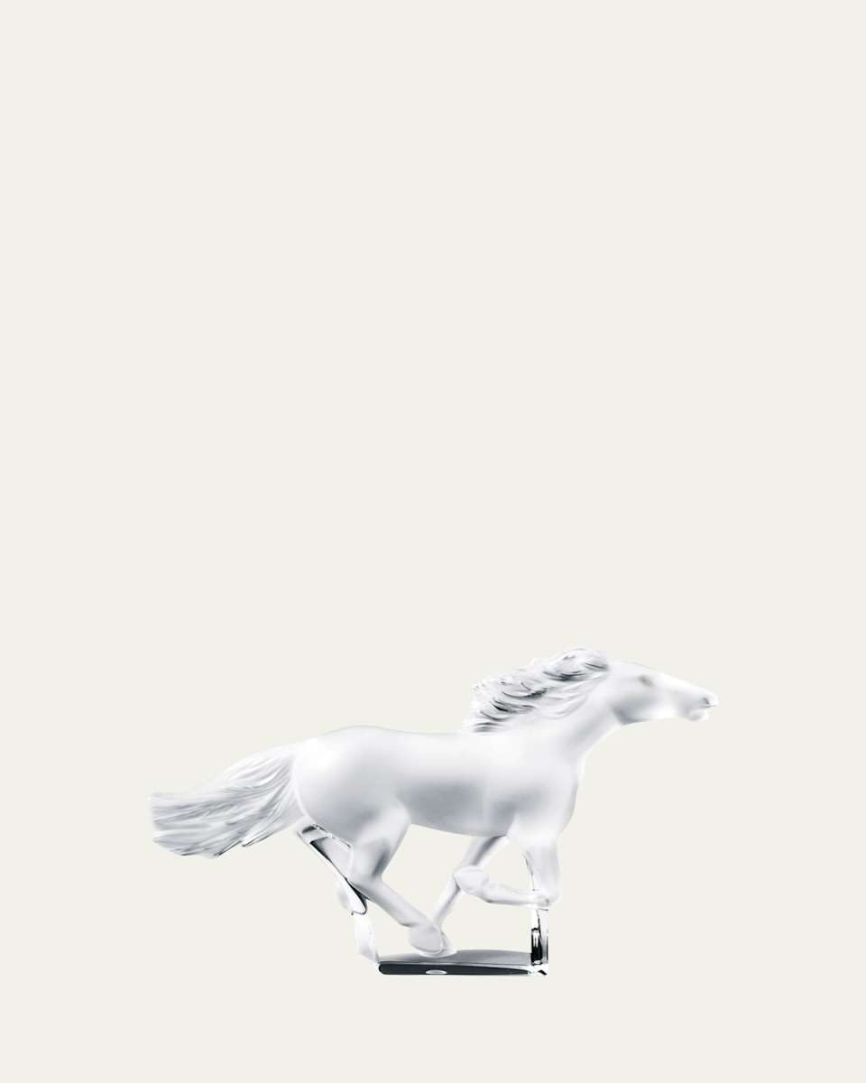 Kazak Horse Sculpture - Clear