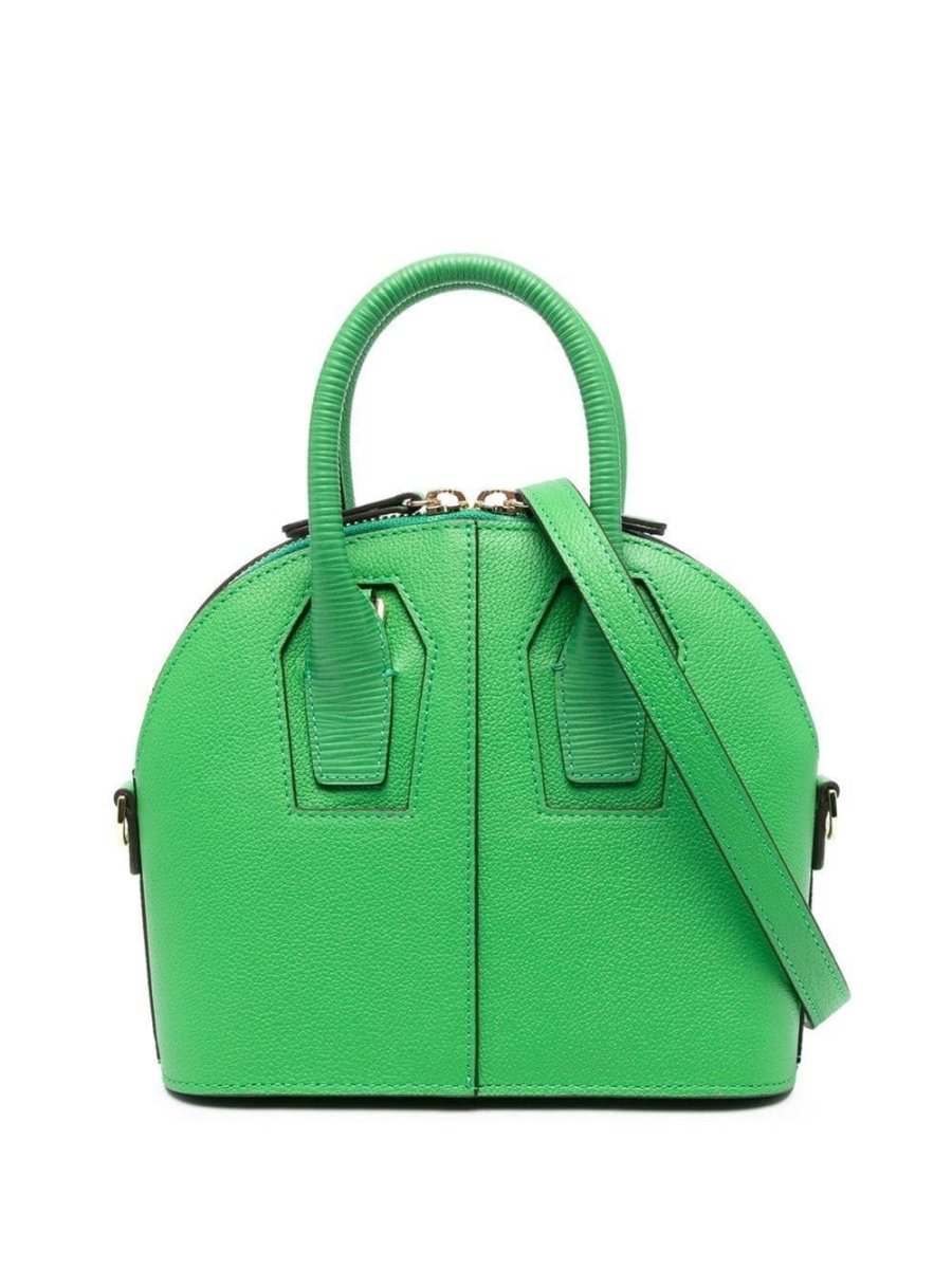 Merci grained-leather tote bag