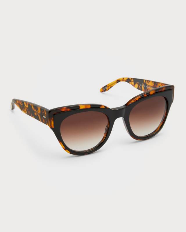 Lioness Havana Acetate Cat-Eye Sunglasses