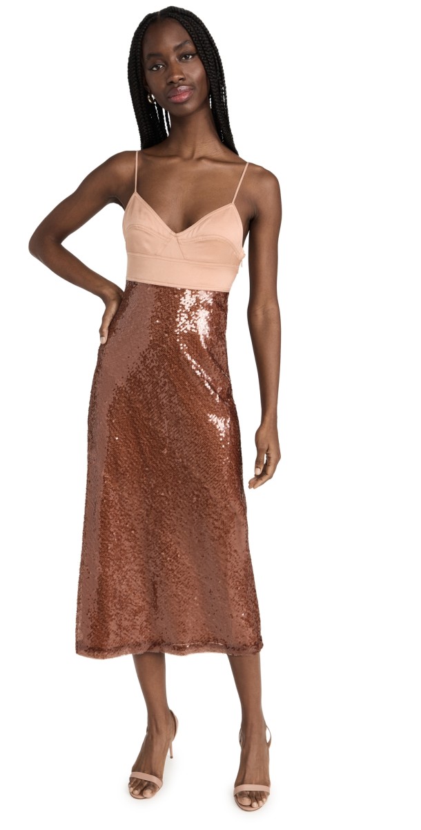 A. L.C. Gisele Dress Brown/Sirocco