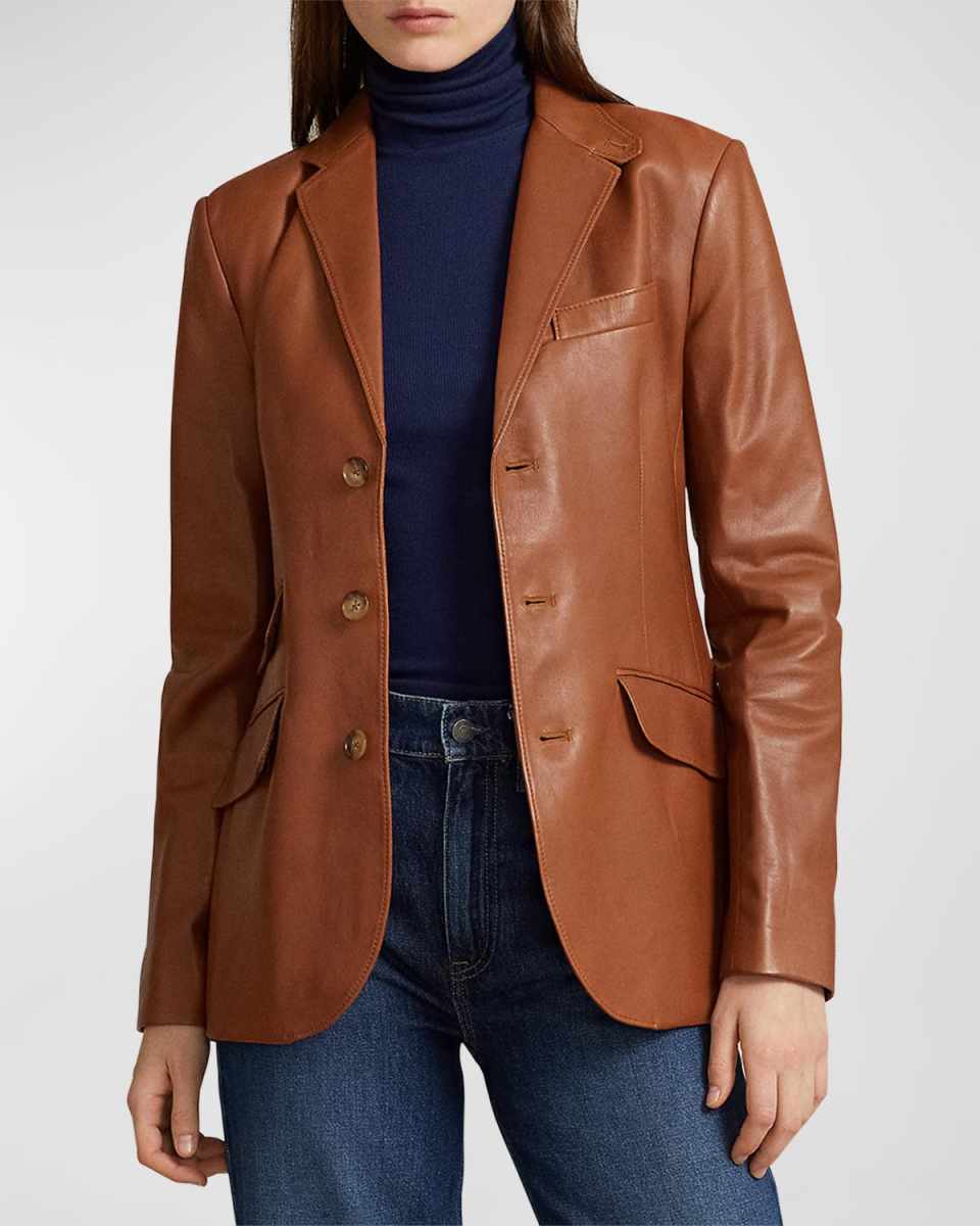 Lambskin Hacking Blazer