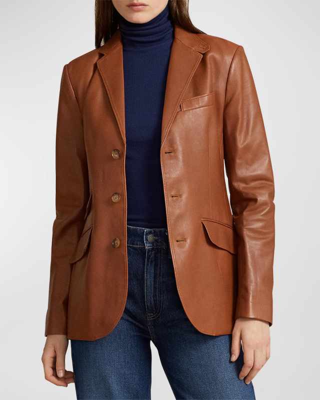 Lambskin Hacking Blazer