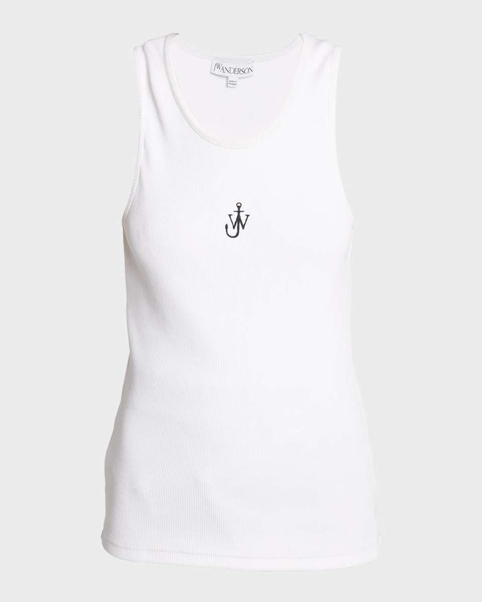 Anchor Logo Embroidered Tank Top