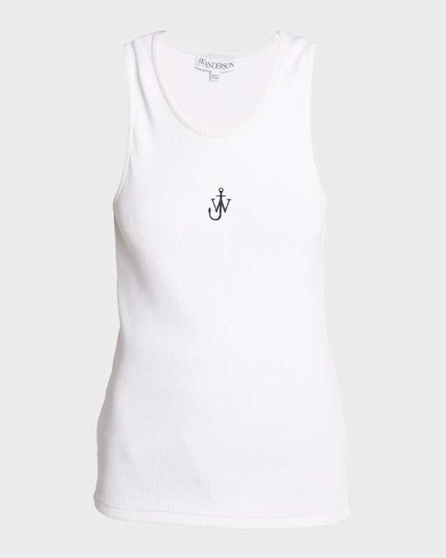 Anchor Logo Embroidered Tank Top