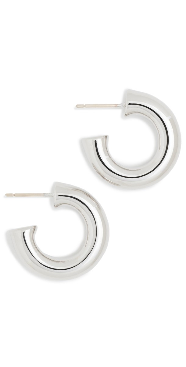 Jennifer Fisher Samira Micro Huggies Silver