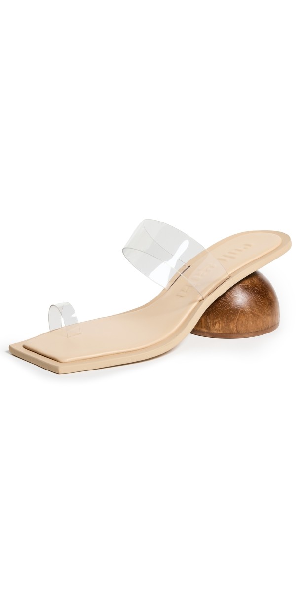 Cult Gaia Adora Sandals Clear