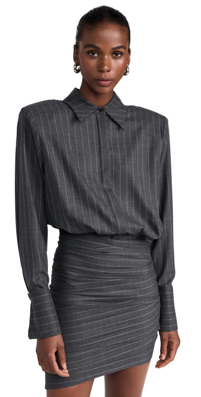 Retrofête Narine Dress Charcoal