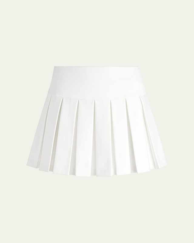 Emilie Box Pleated Mini Skirt