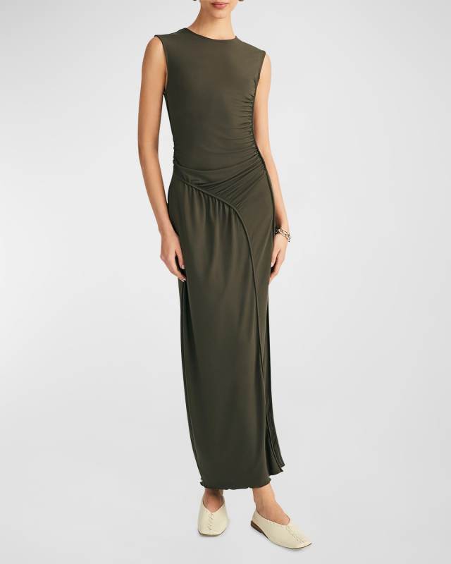 Kimberly Ruched Midi Dress