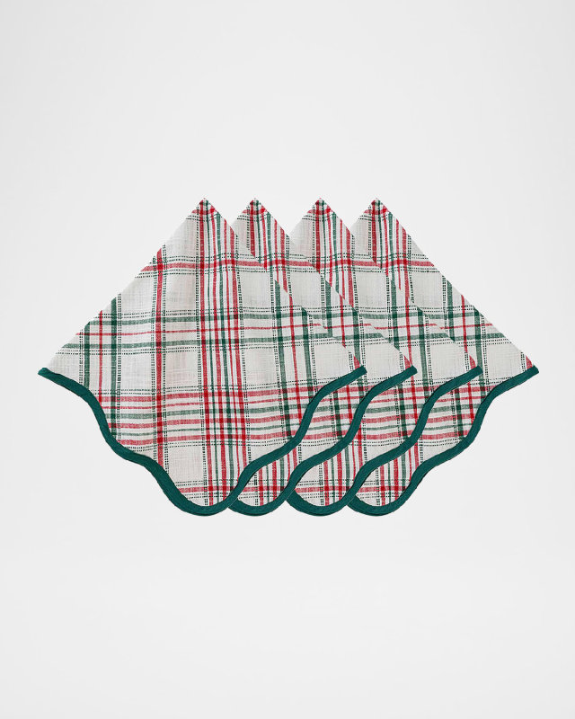Merry Tartan Napkins, Set of 4