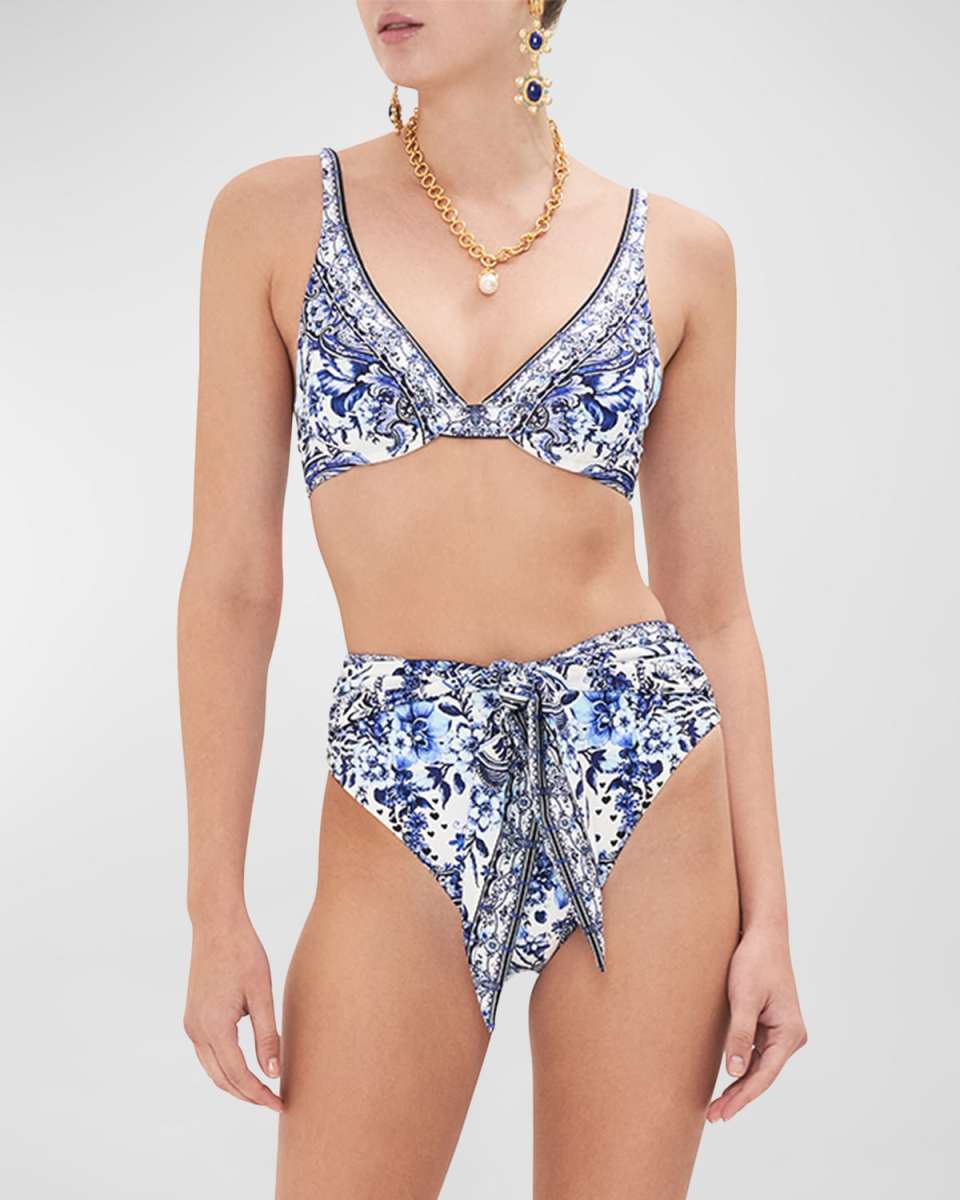 Glaze and Graze Crystal Soft Underwire Bikini Top