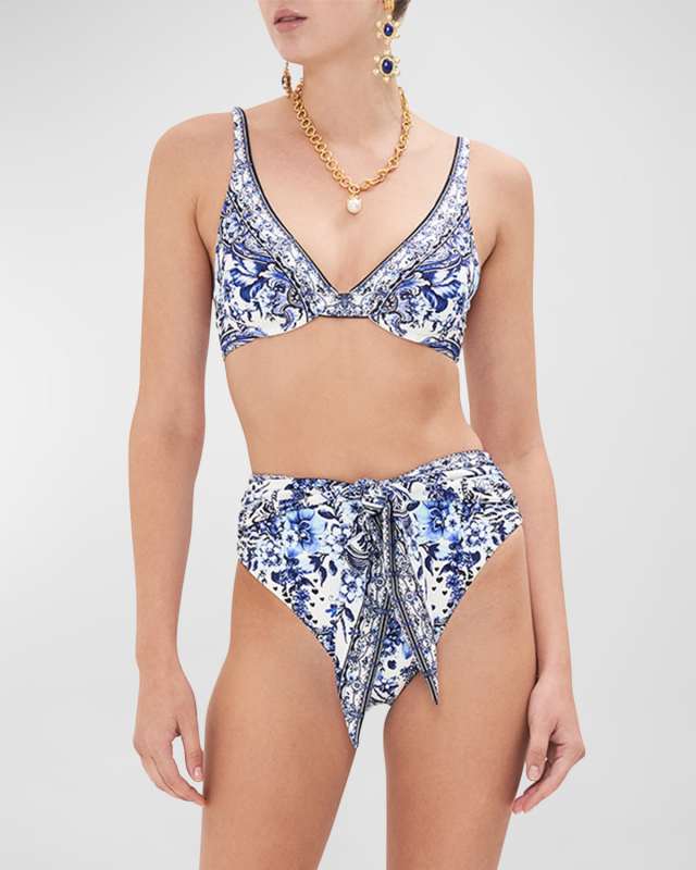 Glaze and Graze Crystal Soft Underwire Bikini Top