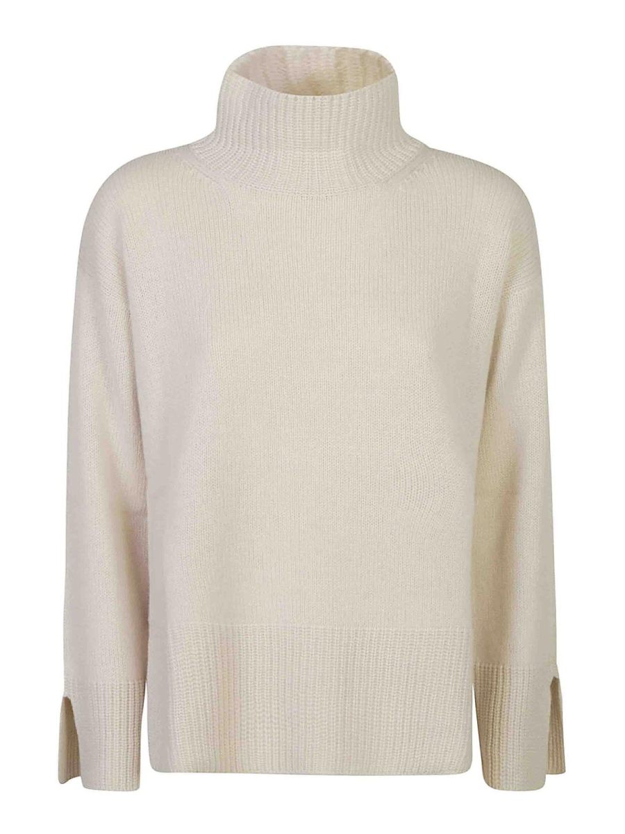 Le Tricot Perugia Pull Col Rond - Beige