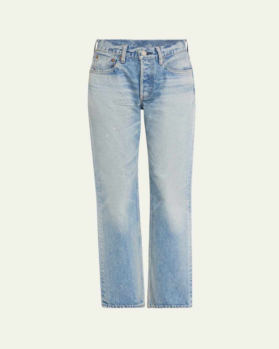Copeland Wide Straight Mid-Rise Jeans