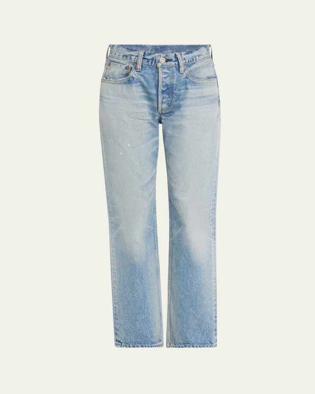 Copeland Wide Straight Mid-Rise Jeans