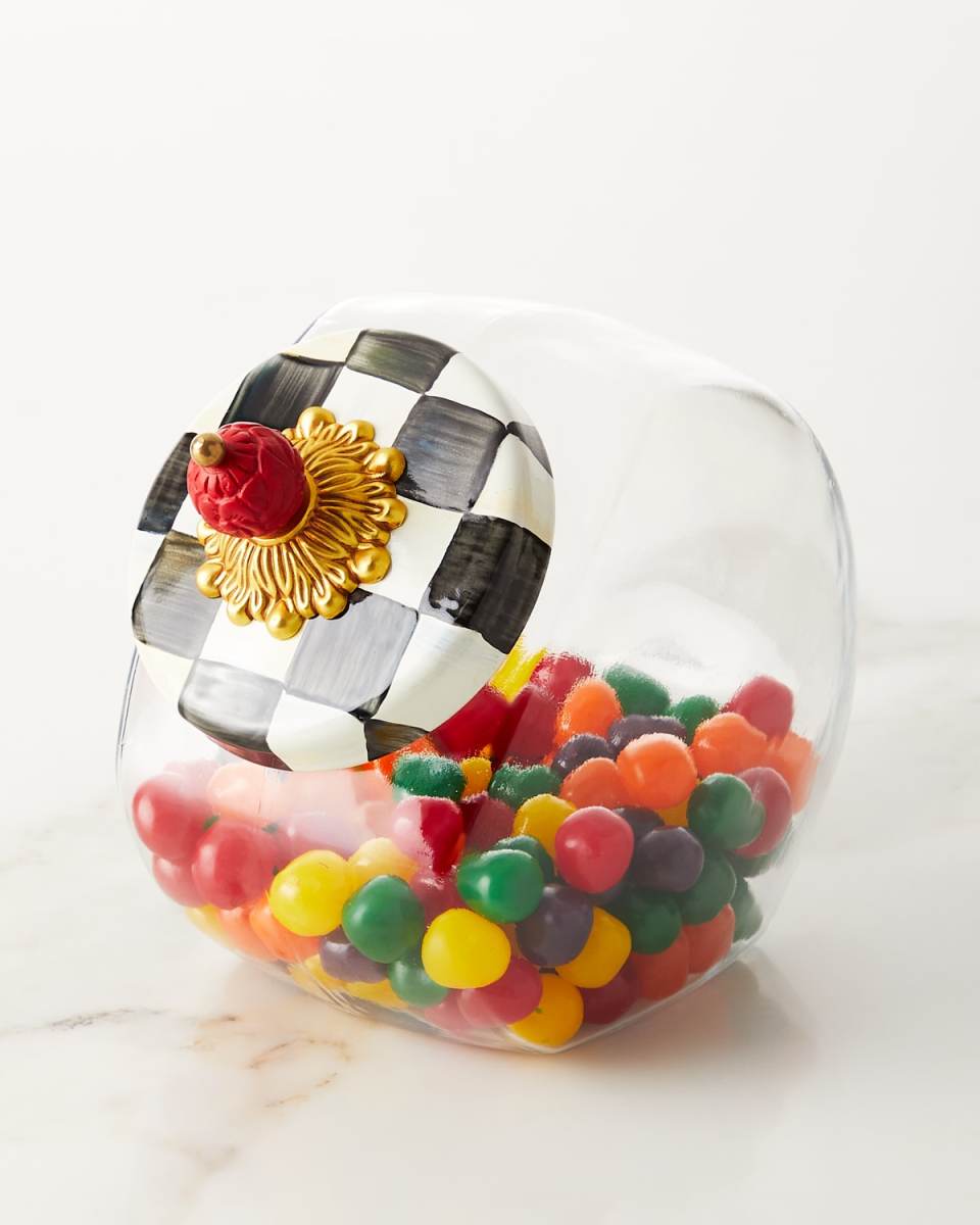 Sweets Jar with Courtly Check Lid