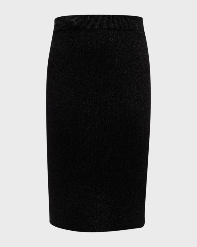 Shimmer Knit Pencil Skirt