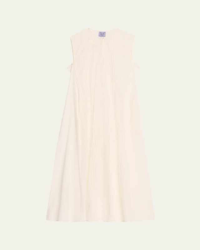 Apolonia Semi-Sheer Cotton Maxi Dress
