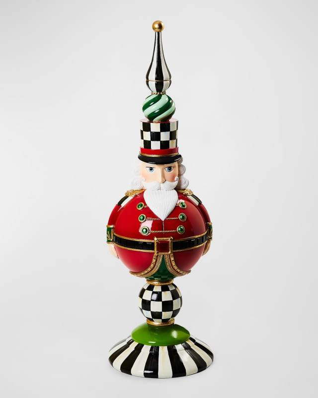 Granny Kitsch Christmas Nutcracker Finial