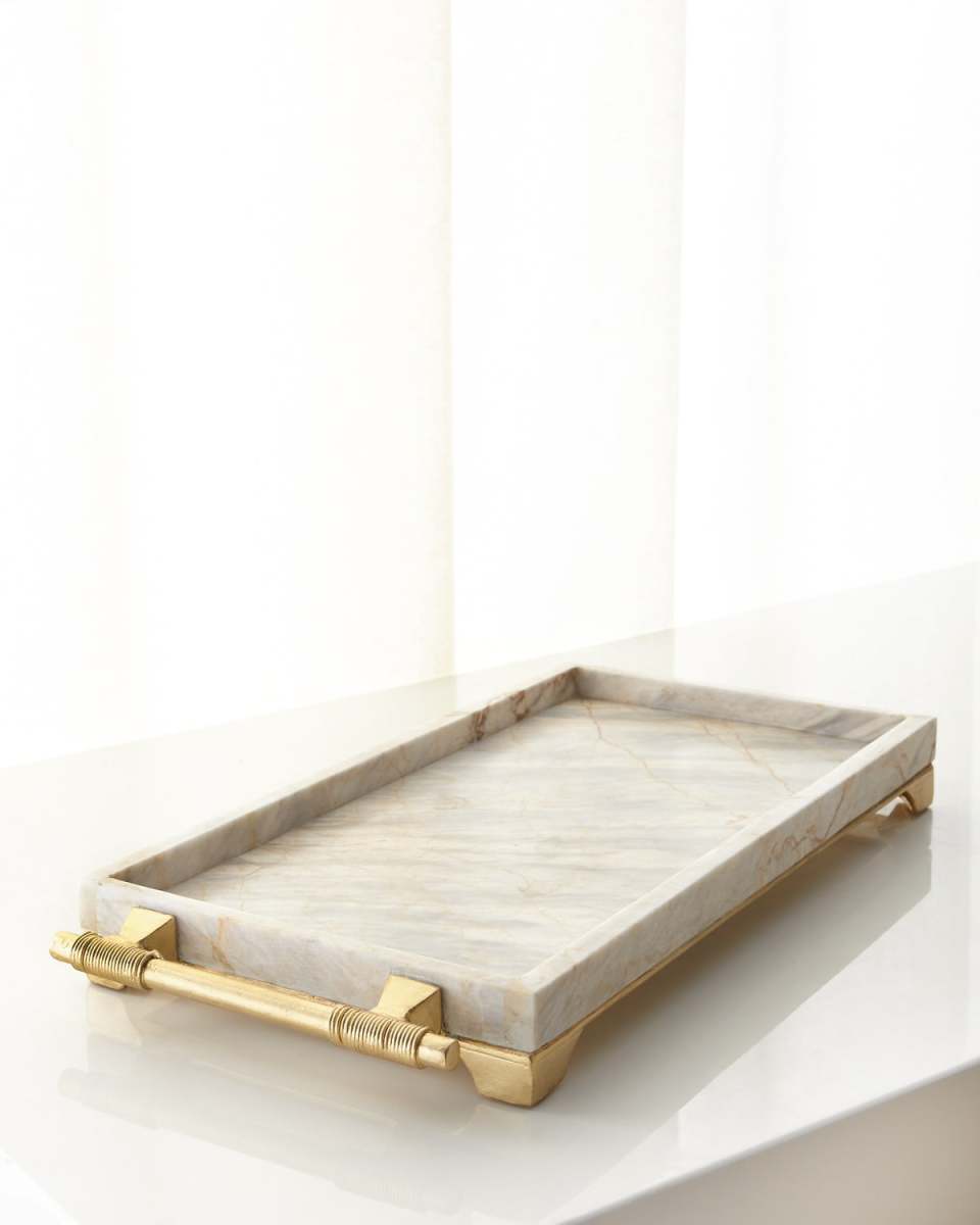 Century Marble Rectangular Tray