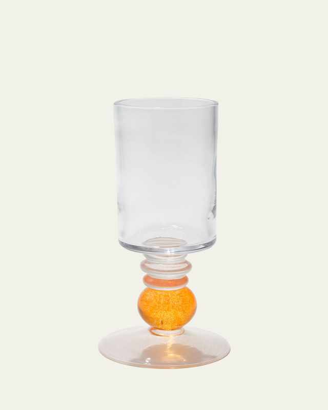 Hand-Blown Miami Wine Glass