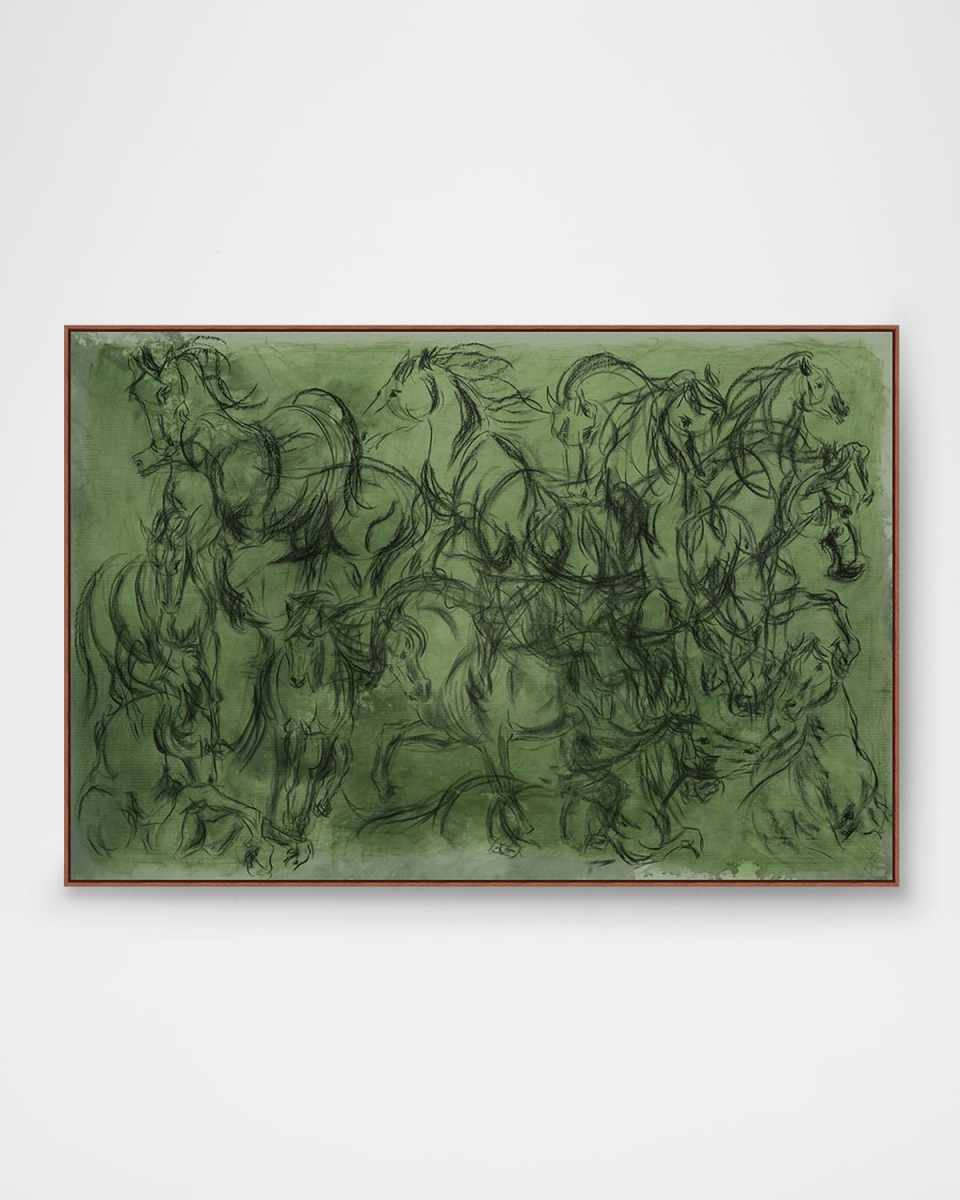 "Obstinacy of Buffalo" Framed Giclee