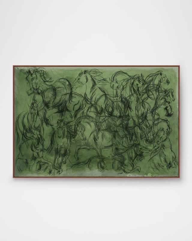 "Obstinacy of Buffalo" Framed Giclee