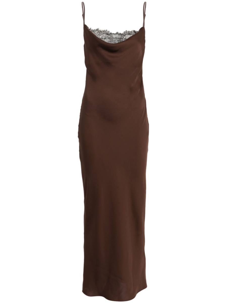 lace-detail dress