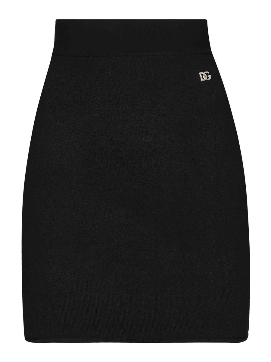 Dolce & Gabbana Jupe Midi - Noir