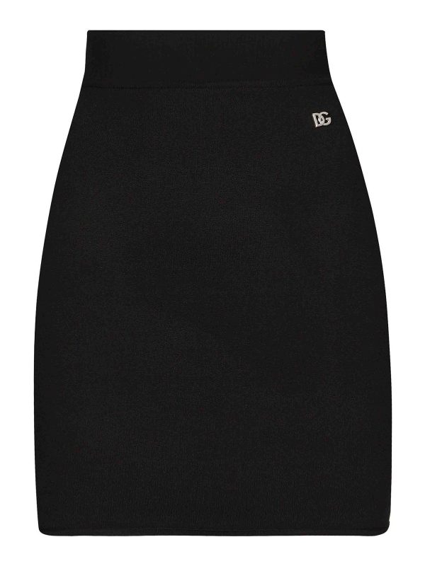 Dolce & Gabbana Jupe Midi - Noir