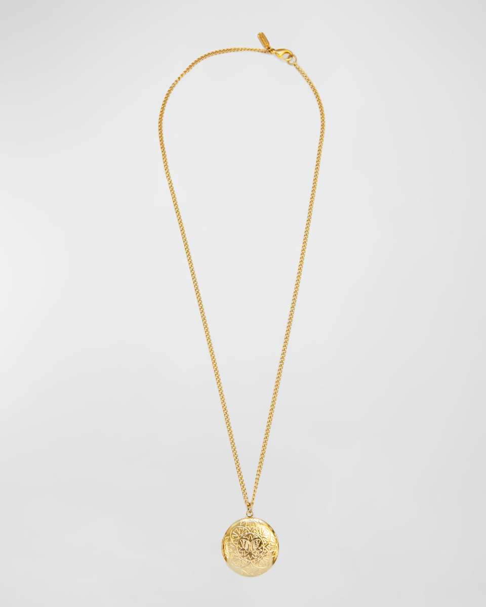 Round Locket Necklace