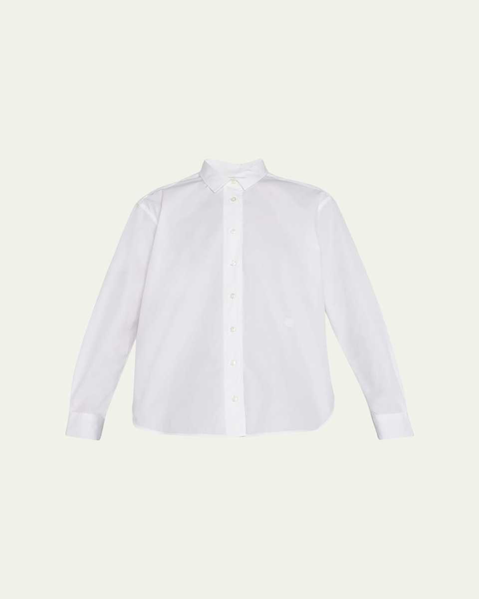 Organic Cotton Button-Front Shirt