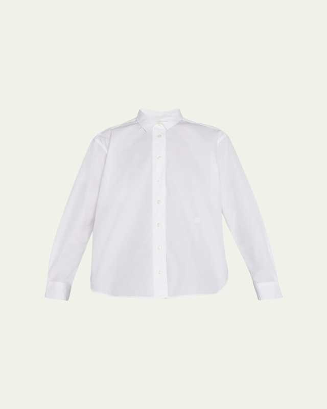 Organic Cotton Button-Front Shirt