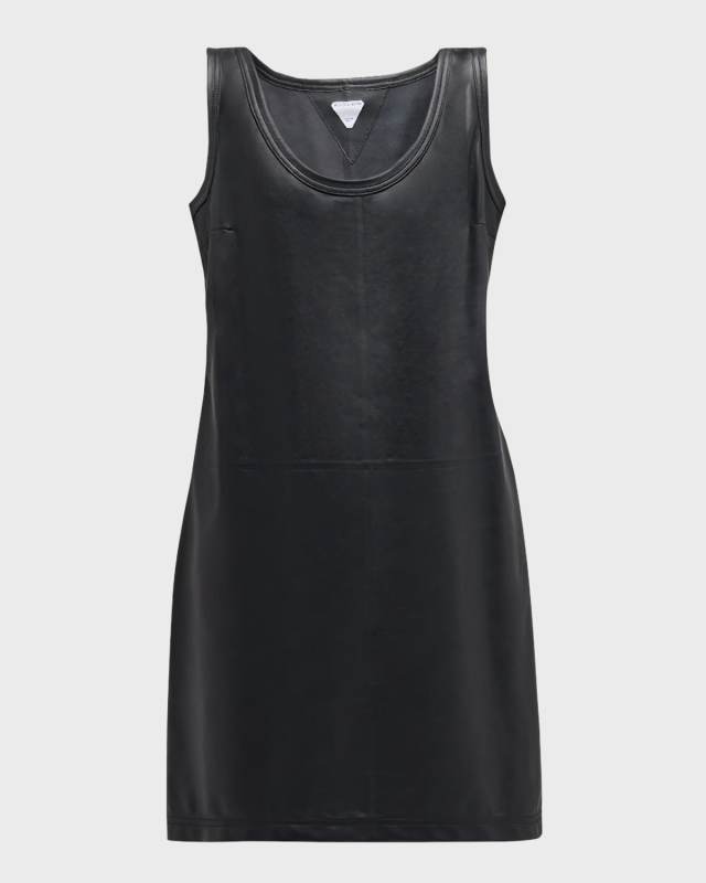 Nappa Leather Mini Tank Dress