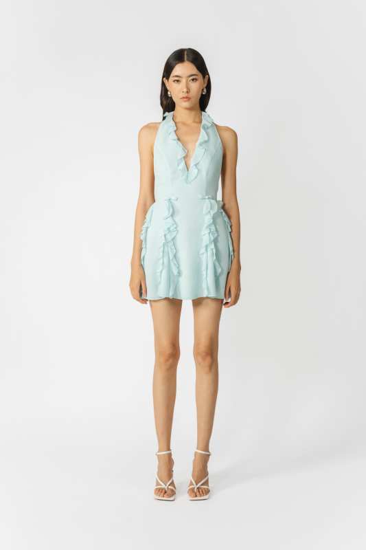 Fefe Ruffled Mini Dress