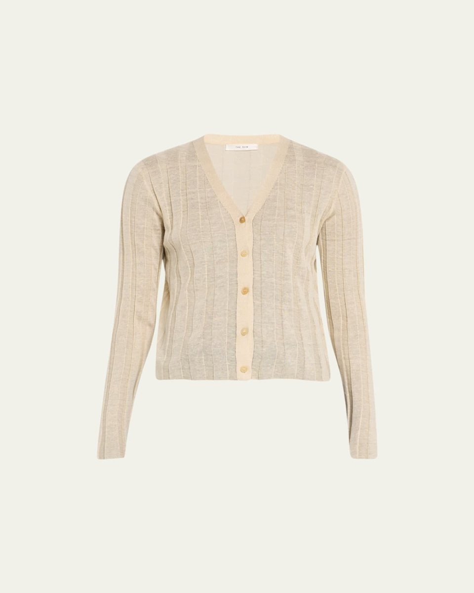 Dwin Rib-Knit Cardigan