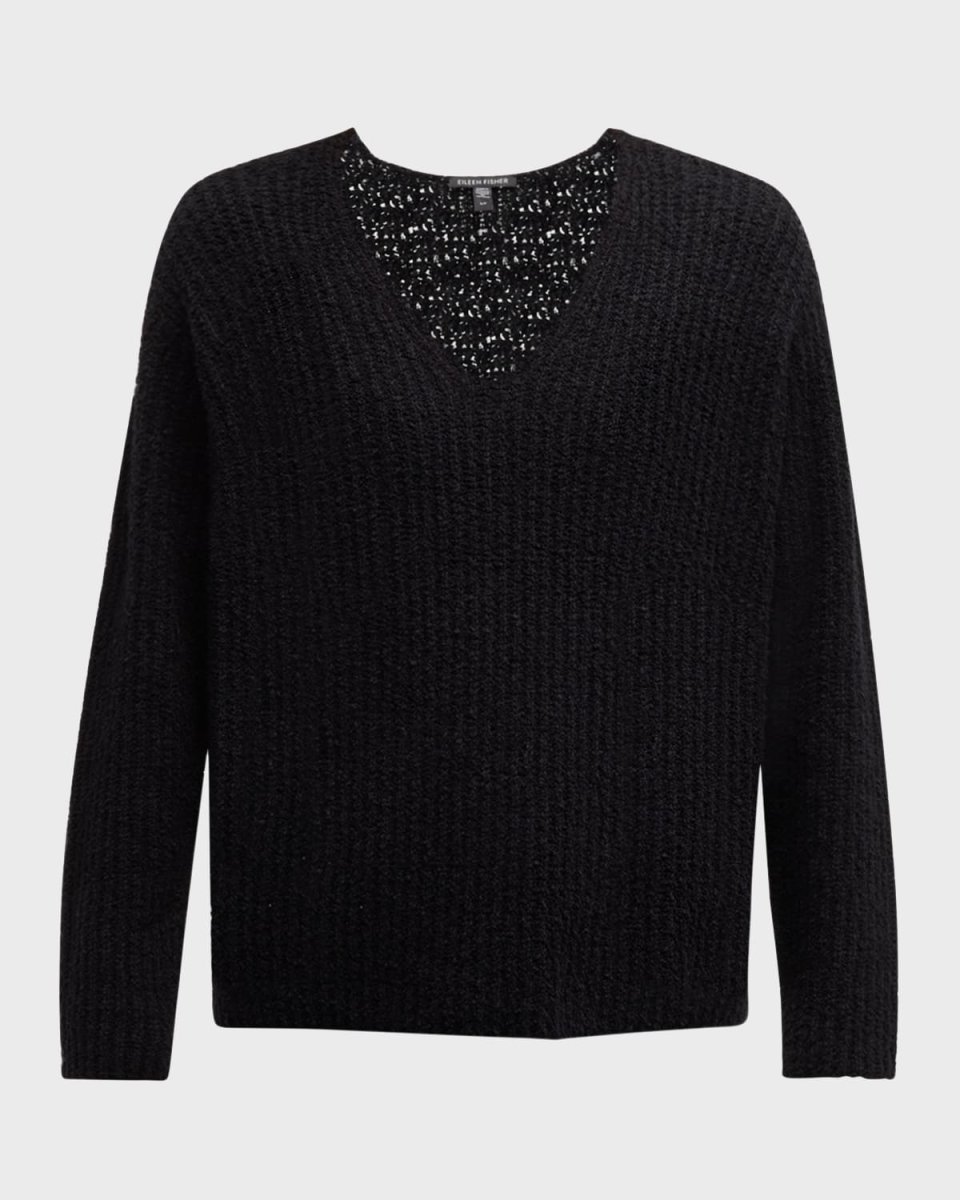 Ribbed Organic Cotton-Cashmere Sweater