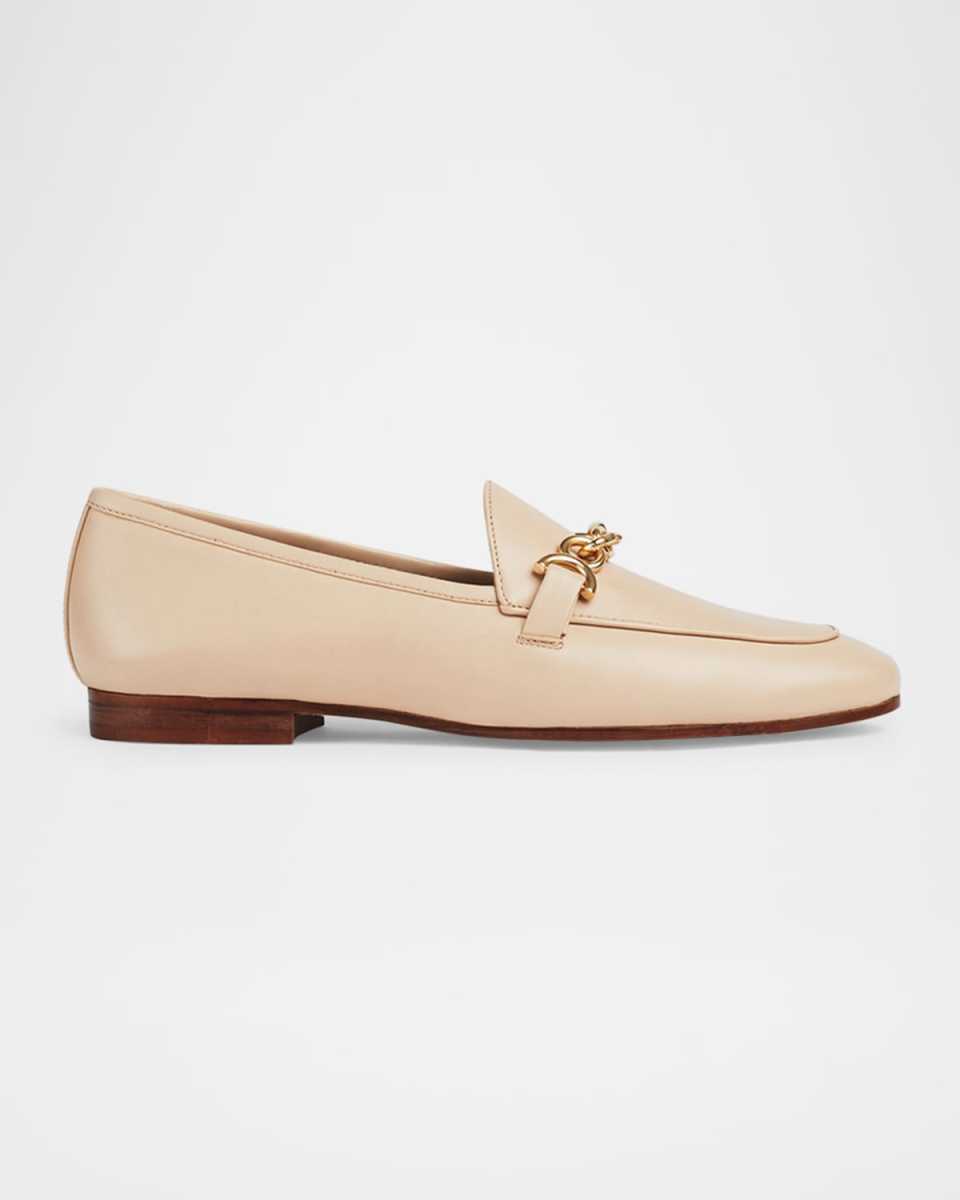 Adalynn Leather Chain Loafers
