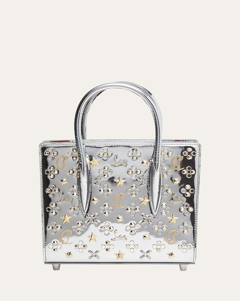 Paloma Mini Spike Metallic Top-Handle Bag