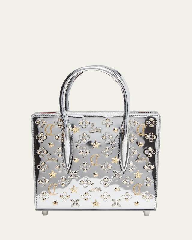 Paloma Mini Spike Metallic Top-Handle Bag