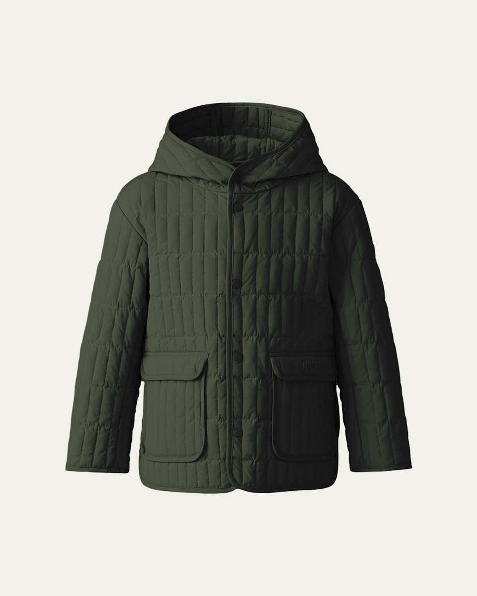 Kid's Spencer Light Down Vertically Quilted Jacket, Size 8-14
