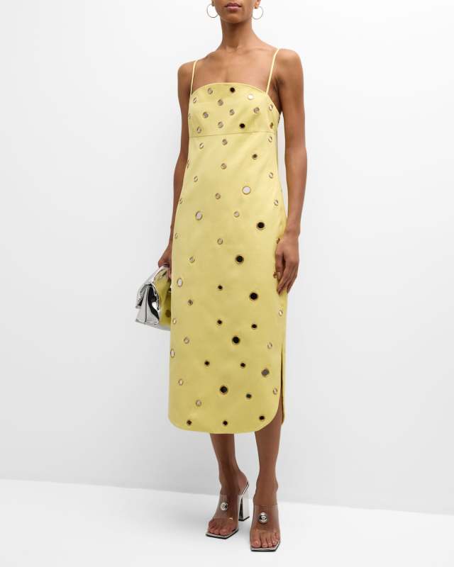 Malia Mirrored Midi Sheath Dress