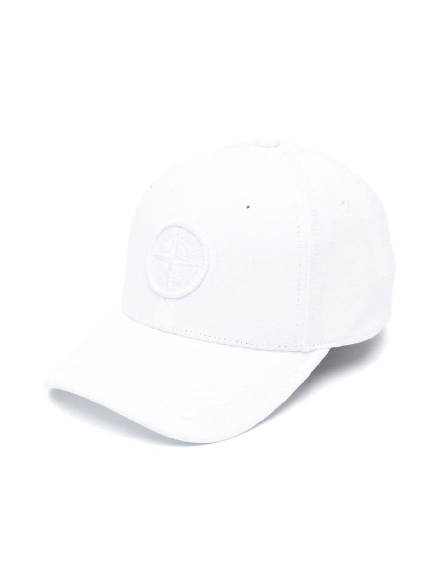 Compass-motif cotton cap