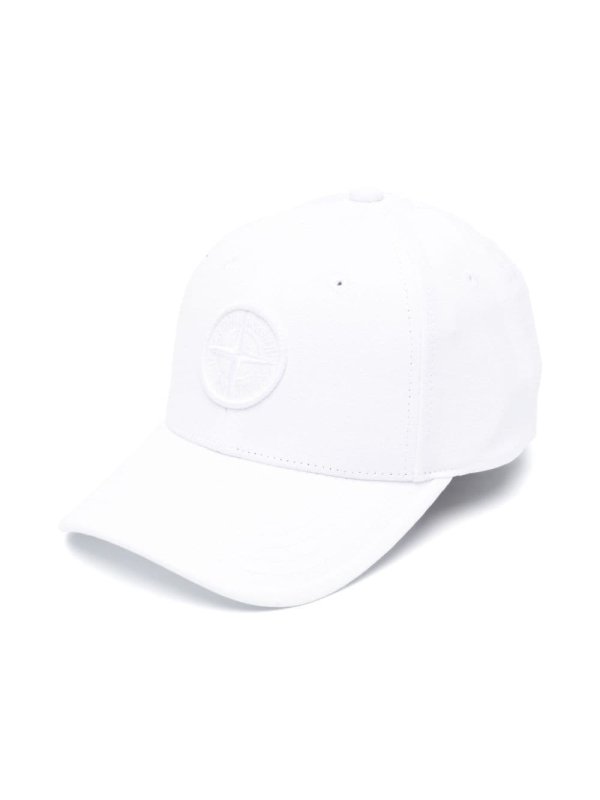 Compass-motif cotton cap