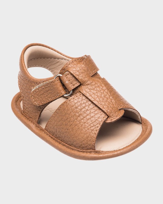 Boy's Caged Leather Sandals, Baby/Toddler/Kids