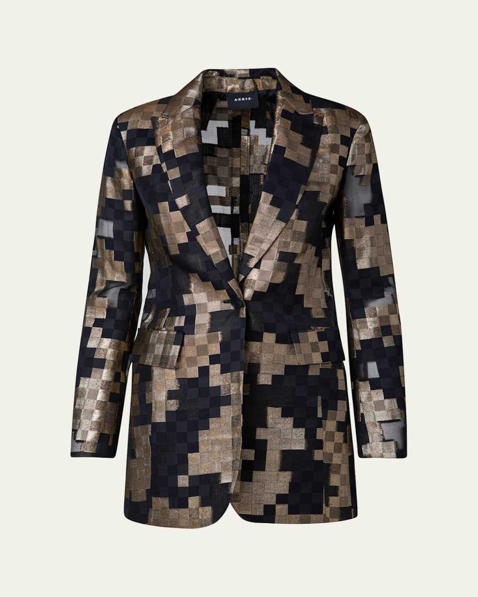 Manuel Abstract Jacquard Jacket