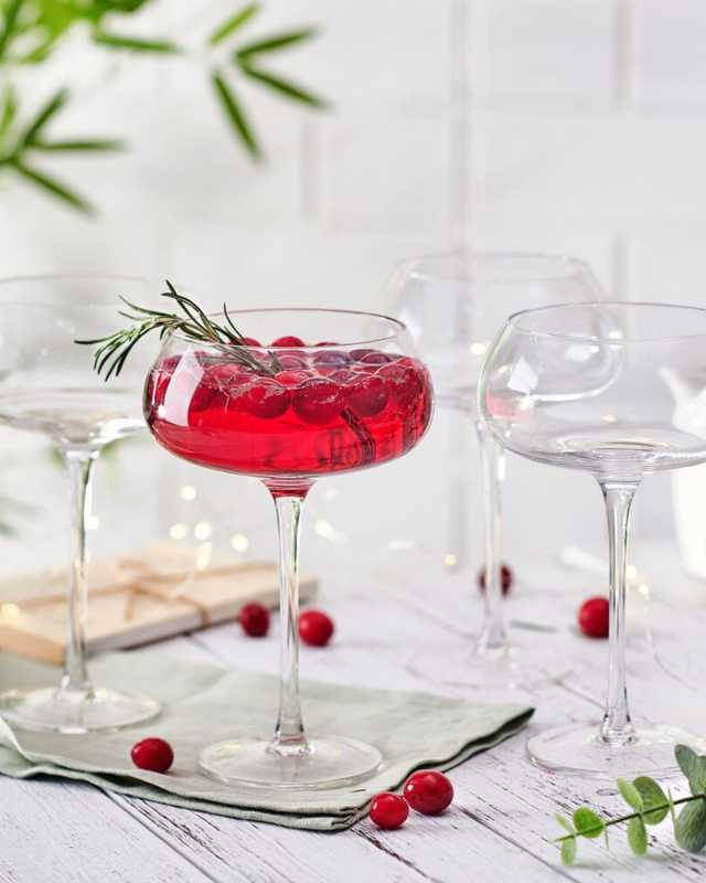 Craft 15 oz. Coupe Glasses, Set of 4